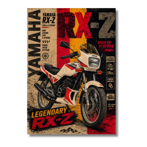 Yamaha RX-Z Vintage Wall Poster