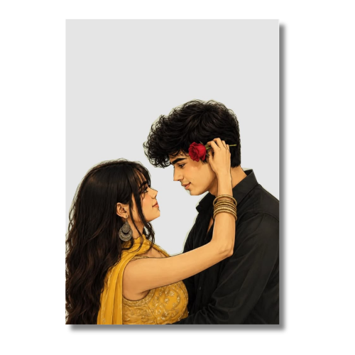 Couple Closeup Wall Poster
