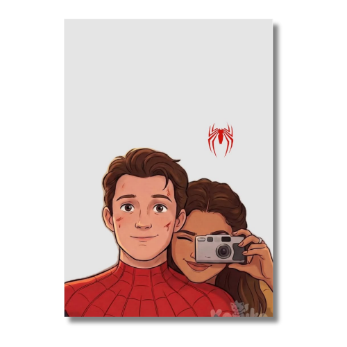 Spiderman Cute Click Wall Poster
