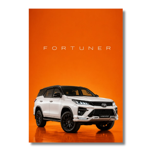 Toyota Fortuner Legender Car Wall Poster