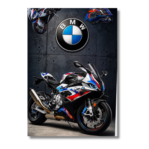 BMW S 1000 RR View Bike Wall Poster
