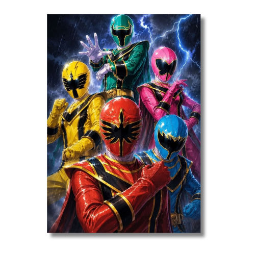 Power Rangers Mystic Force Group Wall Poster