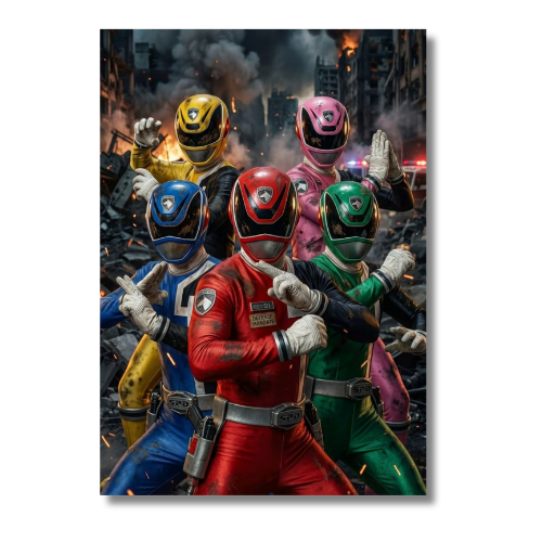Power Rangers SPD Group Epic Wall Poster