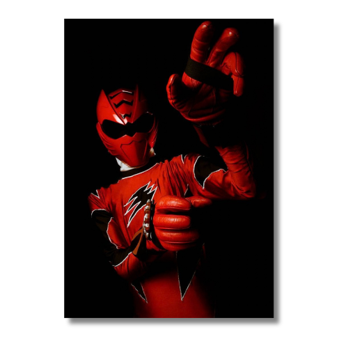 Power Rangers Jungle Fury Red Ranger Wall Poster
