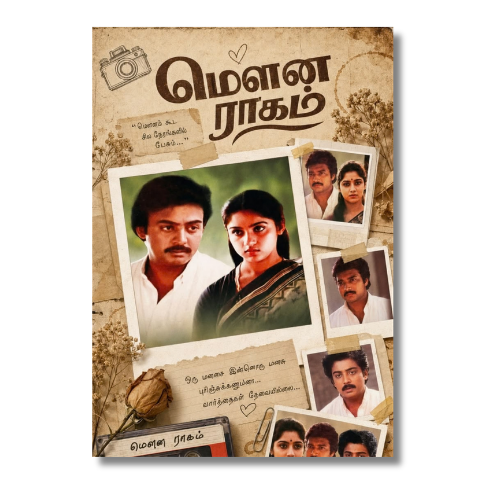 Mouna Ragam Vintage Wall Poster