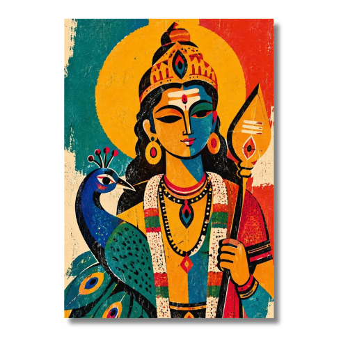 Murugan Art Wall Poster