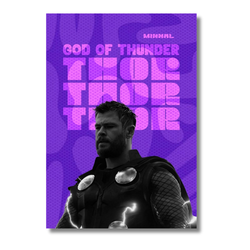 Thor God Of Thunder Wall Poster