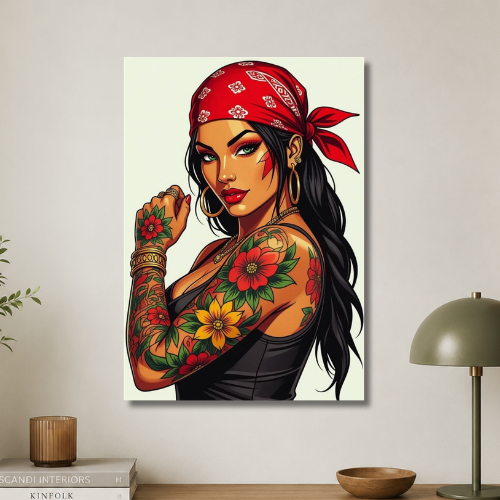 Rebel Rose Wall poster