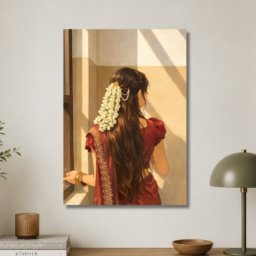 traditional women Wall poster
