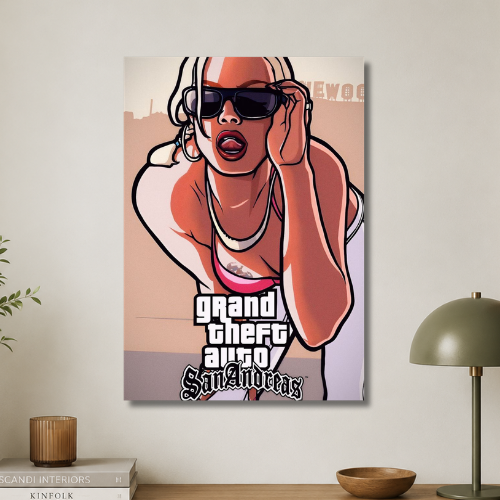 Grand theft Auto: San Andreas Wall poster