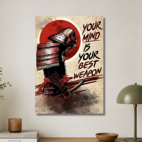 Your mind is your best Weapon Wall poster
