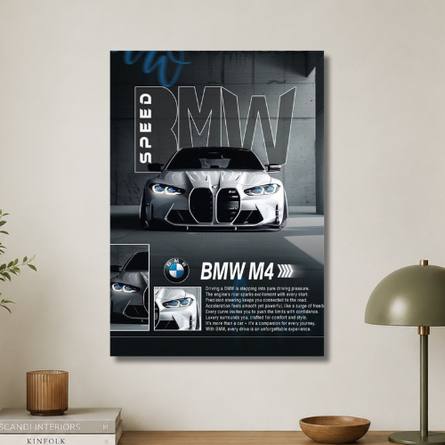 BMW M4 Wall poster