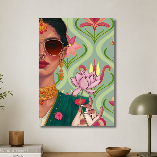Modern Maharani Wall poster
