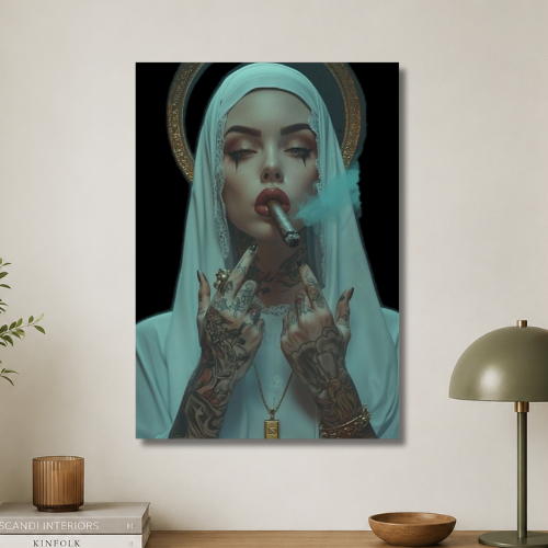 Saint on Sin Wall poster