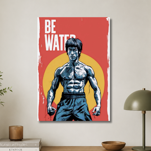 Bruce Lee fitness freak Wall poster