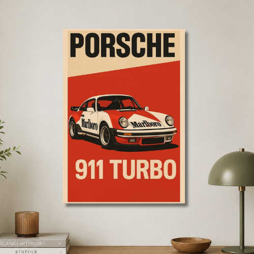 Porsche 911 Turbo Wall poster