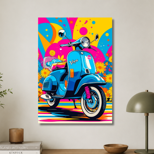 Vespa Wall poster
