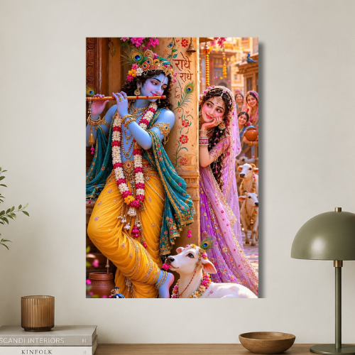 Radha's love wall poster