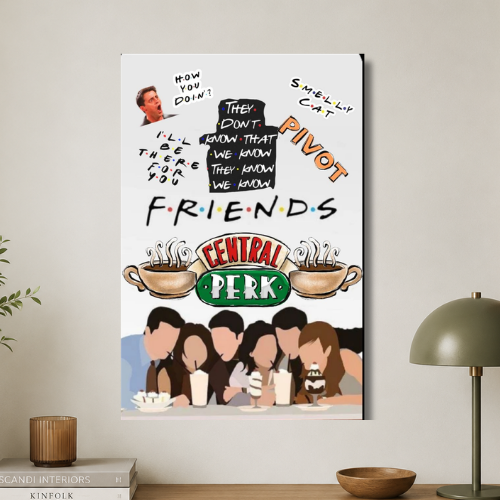 Friends: the pivot wall poster