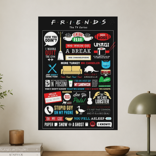 Friends the Tv series wall poster