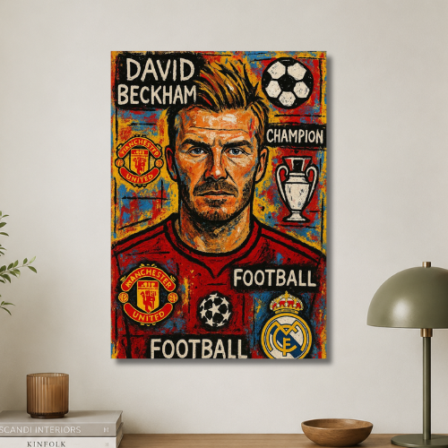 David Beckham wall poster