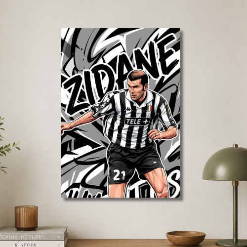 Zidane wall poster