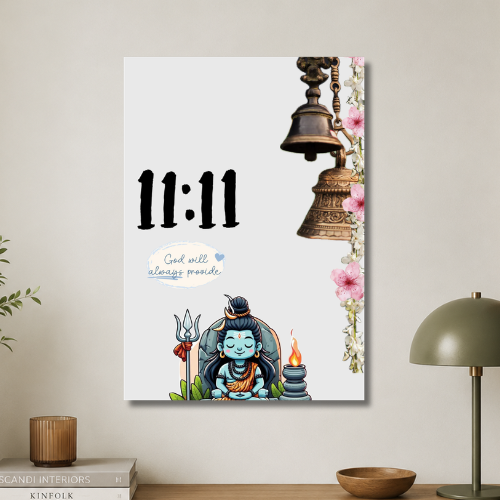 11:11 god will always provide wall poster