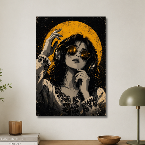 Music queen wall poster