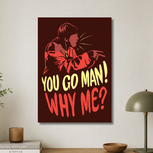 Vadivelu: you go man why me wall poster