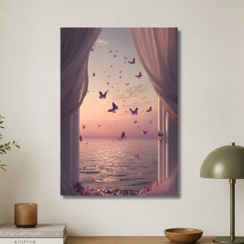 Butterfly wall poster