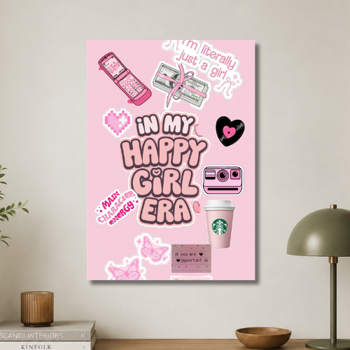 In my happy girl era wall poster