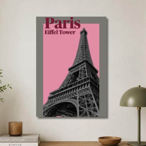 Paris eiffel tower wall poster