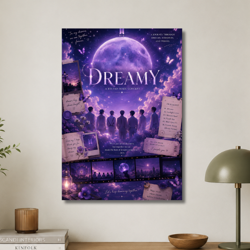 BTS: dreamy wall poster