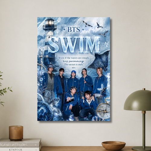 BTS: SWIM wall poster