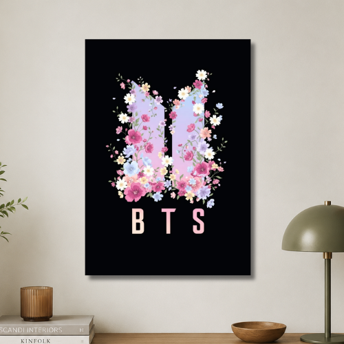 BTS: logo wall poster