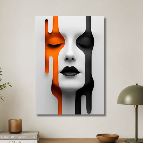 Painted with beauty wall poster