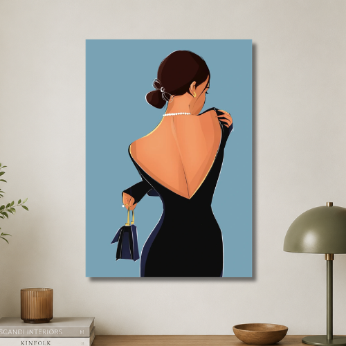 Black love wall poster