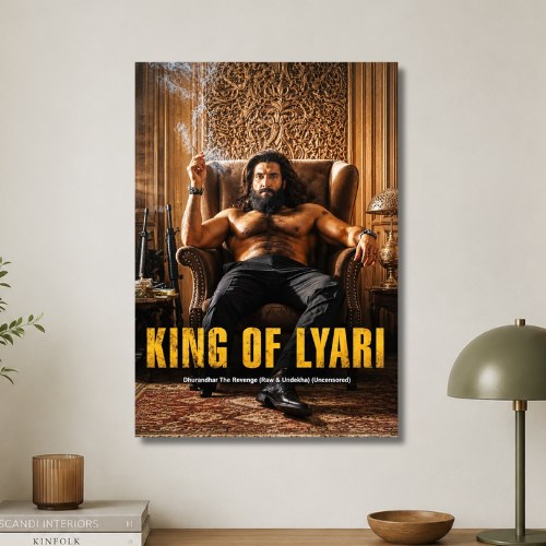 King of lyari wall poster