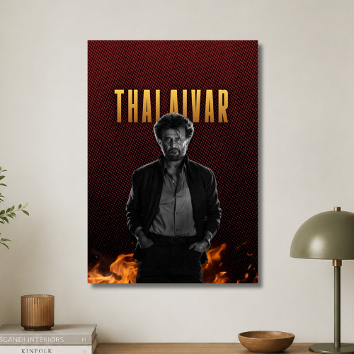 Thalaivar wall poster