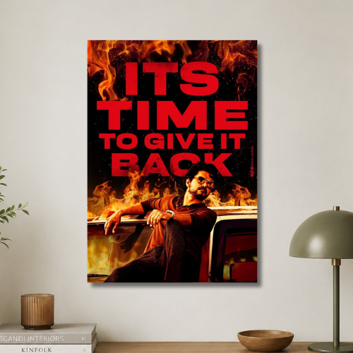 It's time to give it back wall poster
