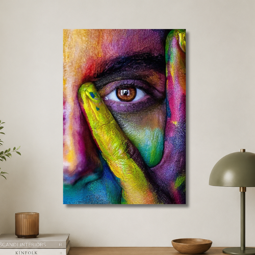 Holi vibez wall poster
