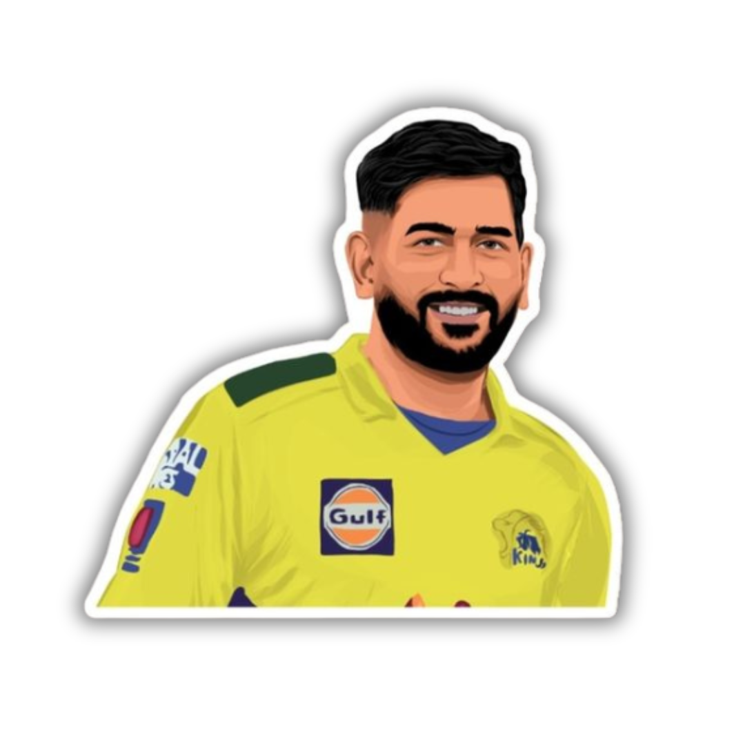 Dhoni CSK sticker
