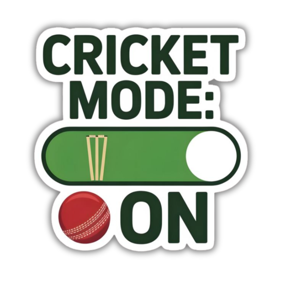 Cricket mode on sticker