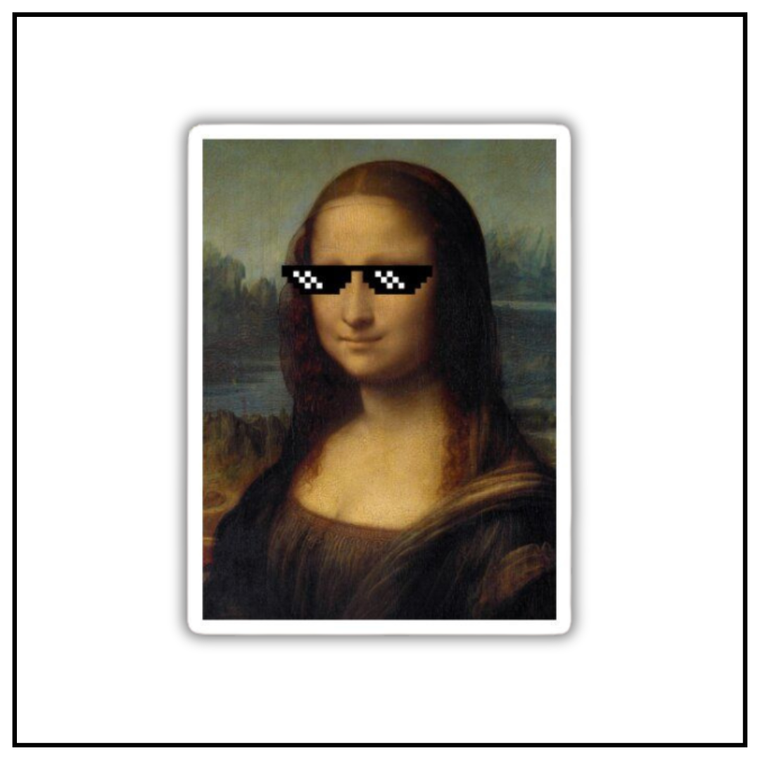 Swag Monalisa Sticker