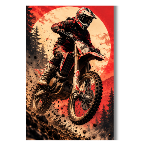 Off Road Bike Wall Poster