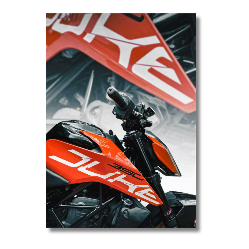 Duke 390 Bike Wall Poster