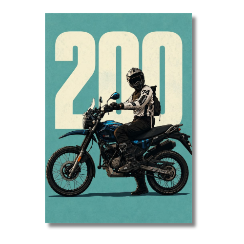 Hero Xpulse 200 Bike Wall Poster