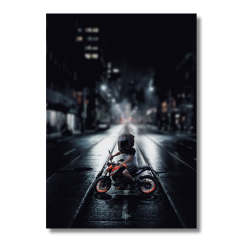 KTM Bike Toy Wall Poster