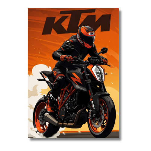 KTM Bike Wall Poster