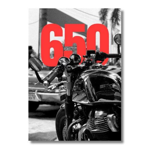 Royal Enfield 650 Bike Wall Poster